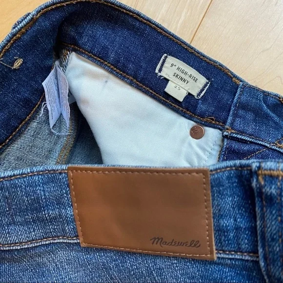 Madewell 9” High Rise Skinny Jeans size 25 - Picture 6 of 6